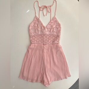 Abercrombie & Fitch Pink Romper